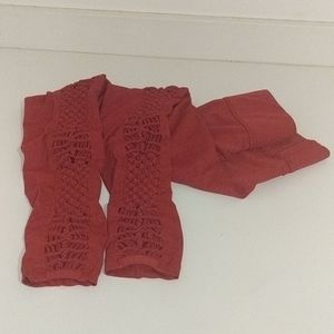 Elaborate woven leggings